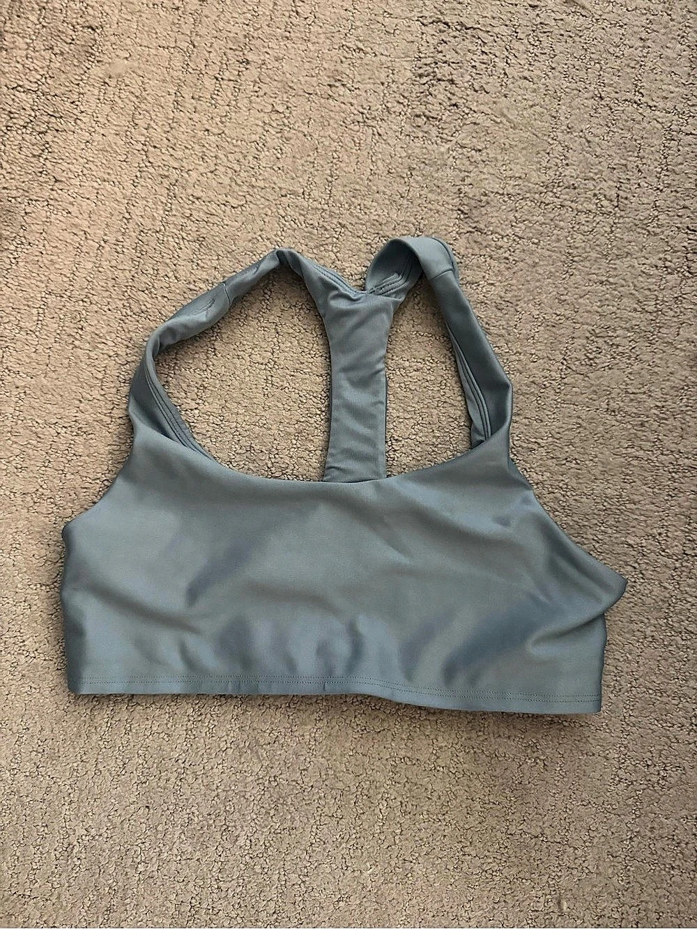 Alo Sports Bra in Blue Size Medium